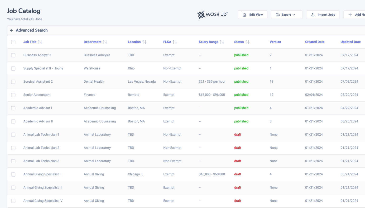 Guide: How to Update Jobs for New FLSA Exemption Requirements