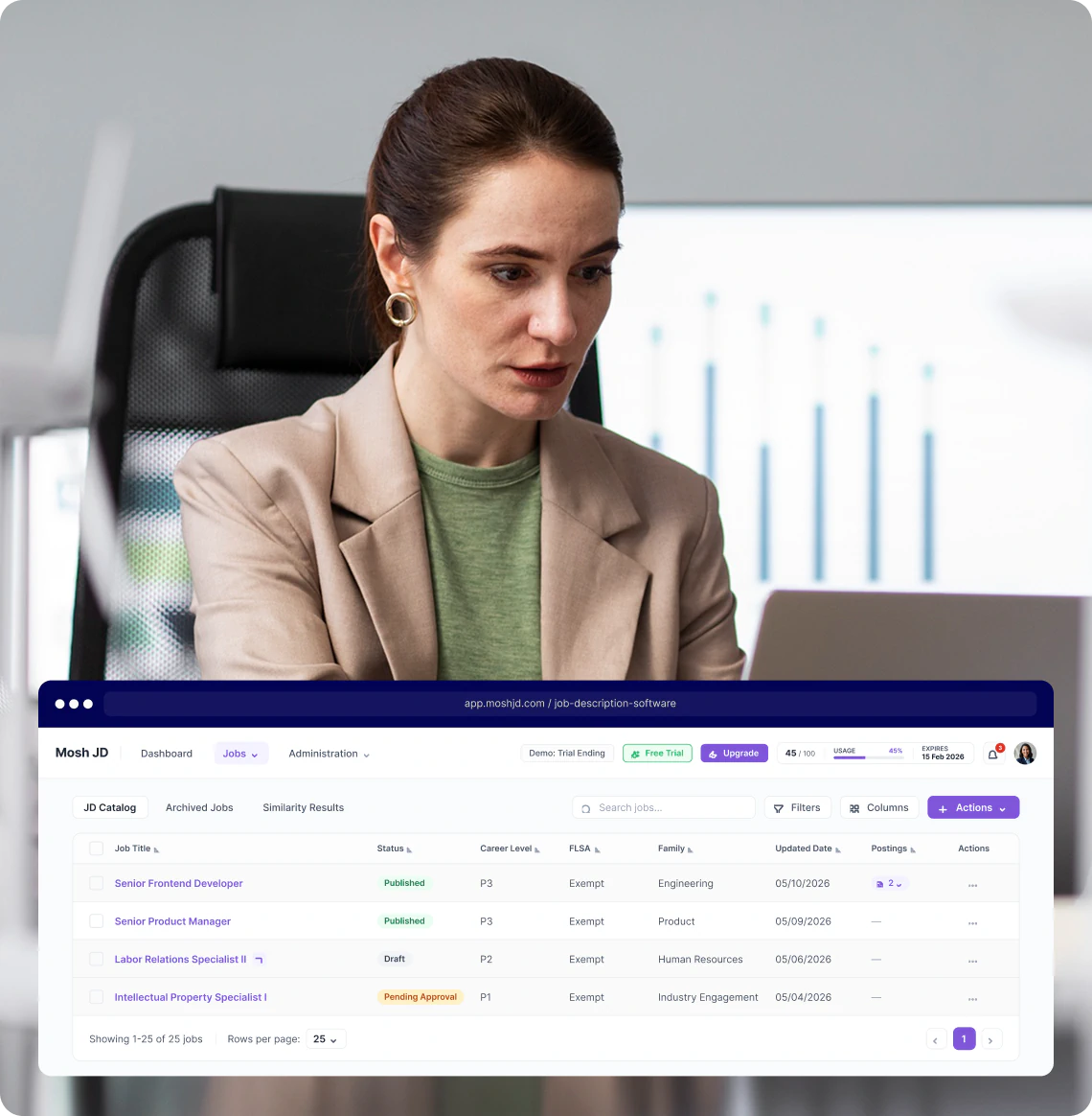 Woman using laptop
