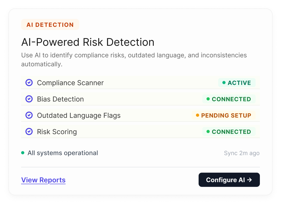 AI Powered Risk Detection